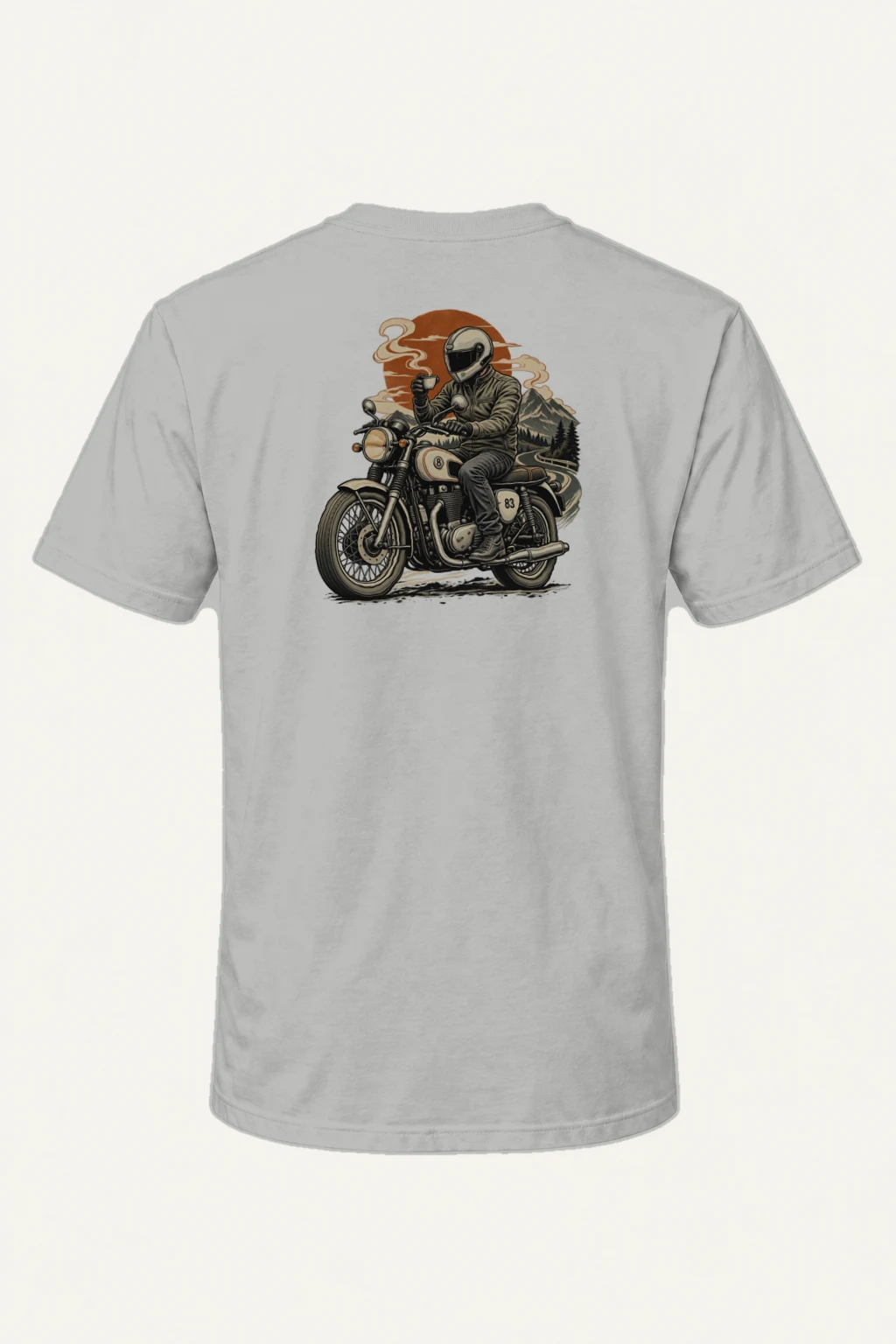 "Coffee Run Rider" Heavyweight Unisex Crewneck T-shirt | Gildan 5000