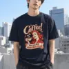 "Coffee! Sleep Later" Heavyweight Unisex Crewneck T-shirt | Gildan 5000