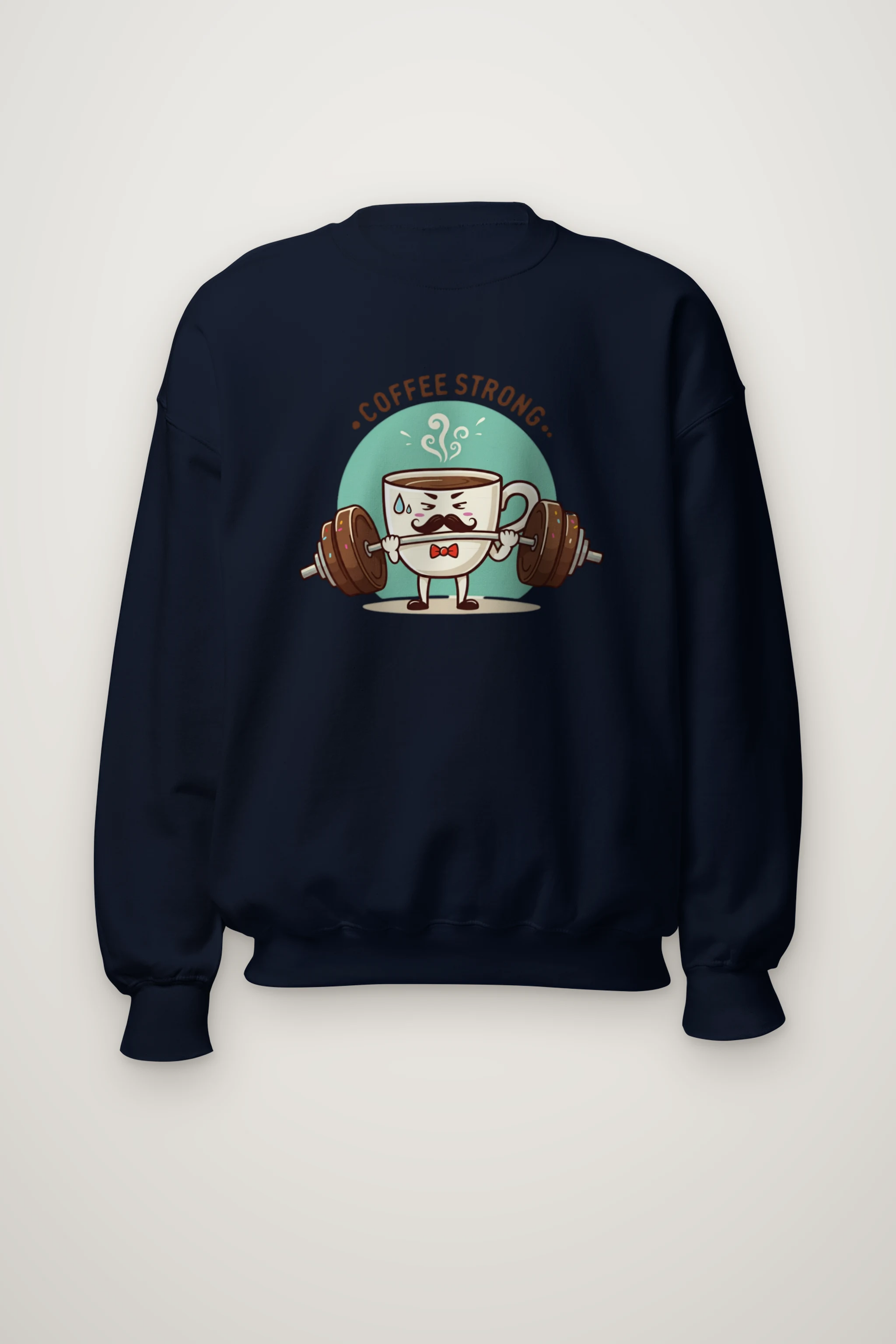 "Coffee Strong" Heavy Blend Unisex Crewneck Sweatshirt