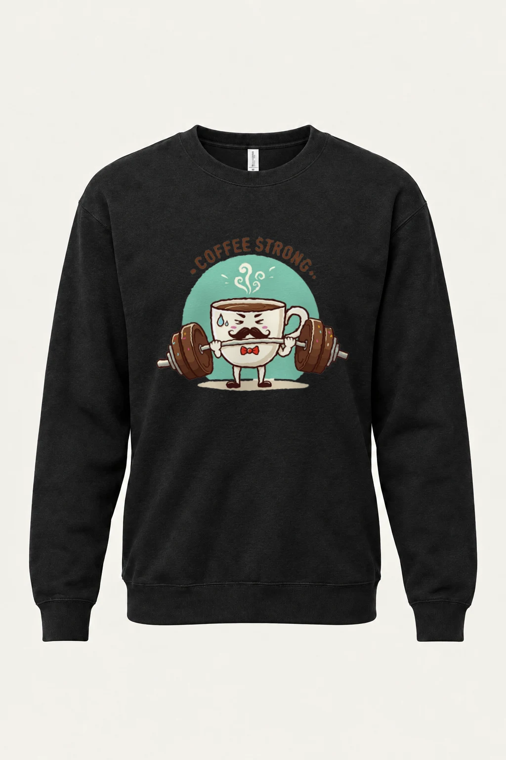 "Coffee Strong" Heavy Blend Unisex Crewneck Sweatshirt | Gildan 18000