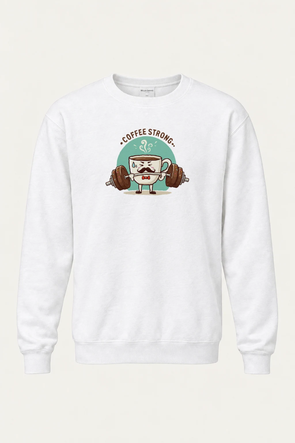 "Coffee Strong" Heavy Blend Unisex Crewneck Sweatshirt | Gildan 18000