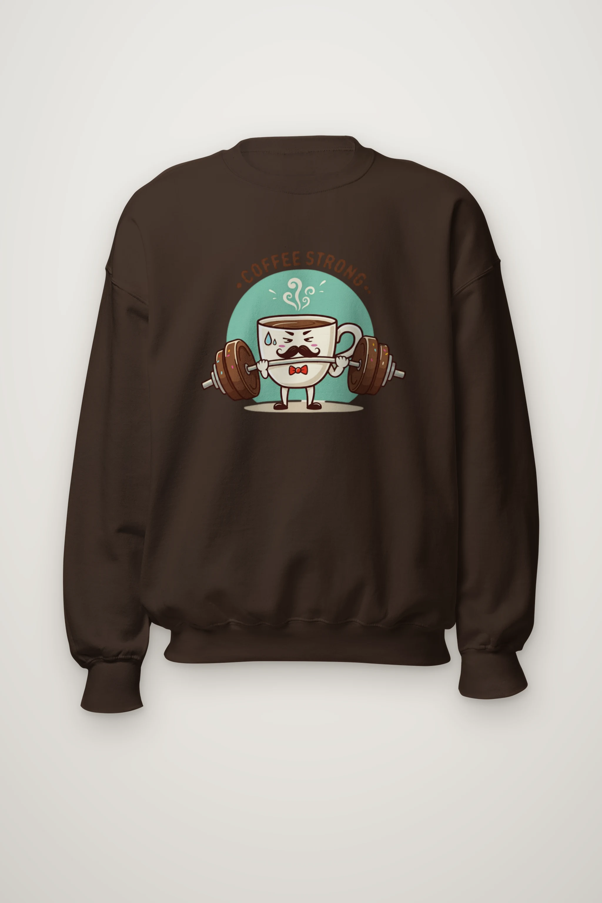 "Coffee Strong" Heavy Blend Unisex Crewneck Sweatshirt