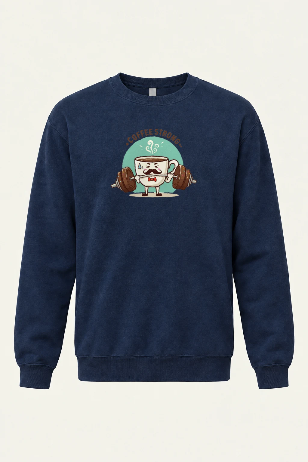 "Coffee Strong" Heavy Blend Unisex Crewneck Sweatshirt | Gildan 18000