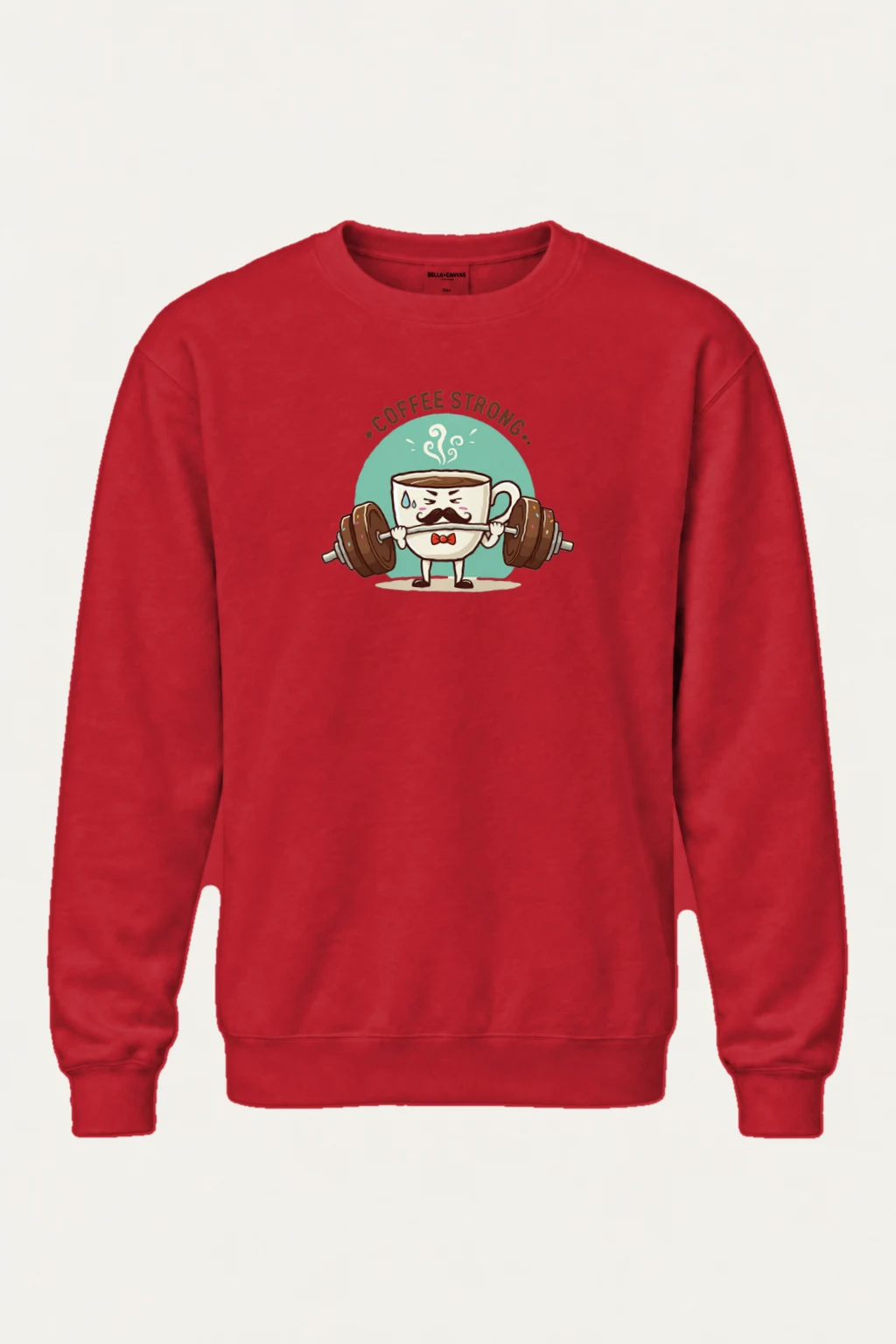 "Coffee Strong" Heavy Blend Unisex Crewneck Sweatshirt | Gildan 18000