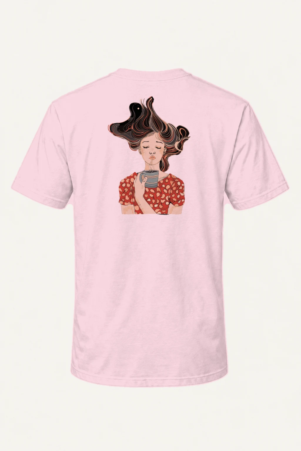 "Coffeeholic Muse" Heavyweight Unisex Crewneck T-shirt | Gildan 5000