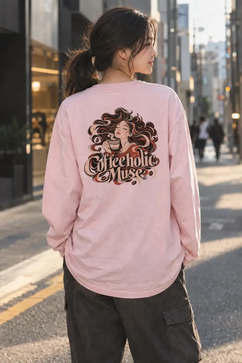 "Coffeeholic Muse" Unisex Longsleeve T-shirt | Gildan 2400