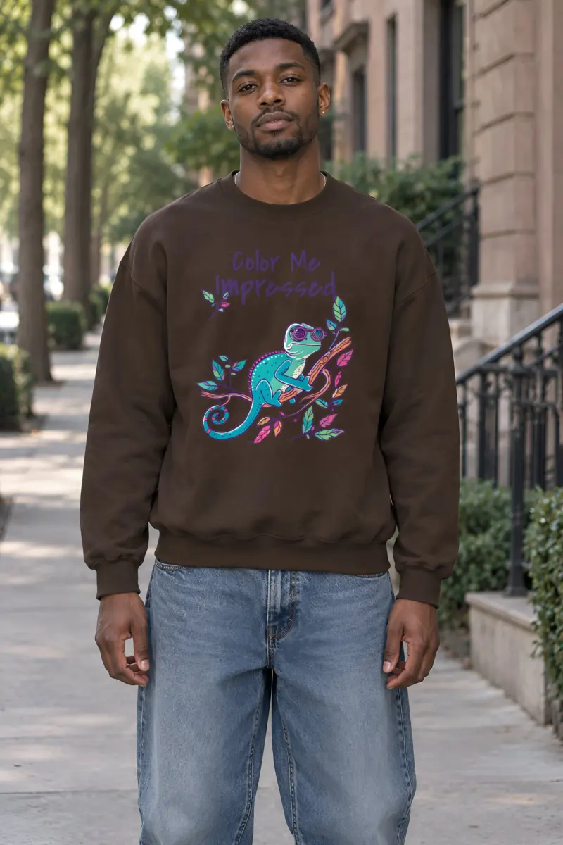 "Color Me Impressed" Heavy Blend Unisex Crewneck Sweatshirt