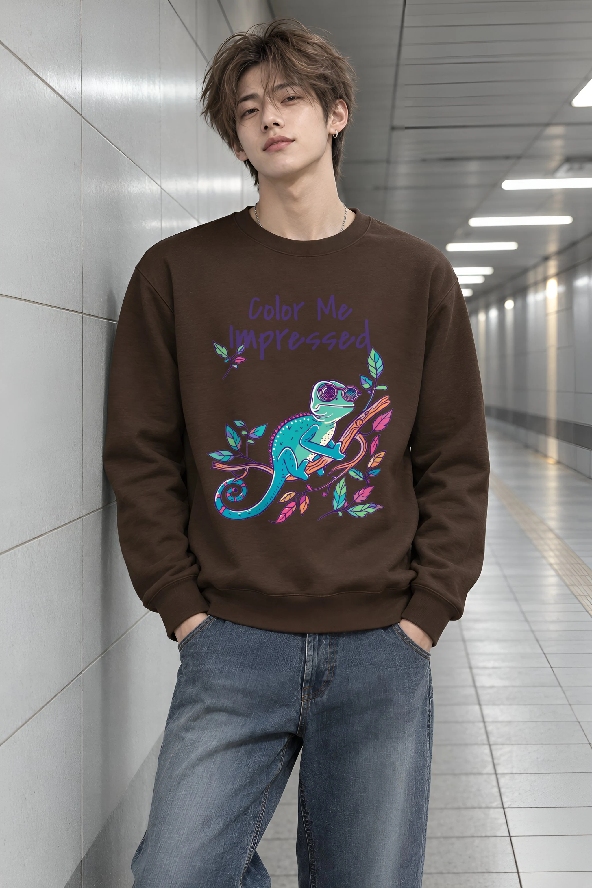 "Color Me Impressed" Heavy Blend Unisex Crewneck Sweatshirt