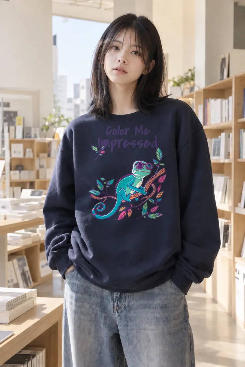 "Color Me Impressed" Heavy Blend Unisex Crewneck Sweatshirt | Gildan 18000