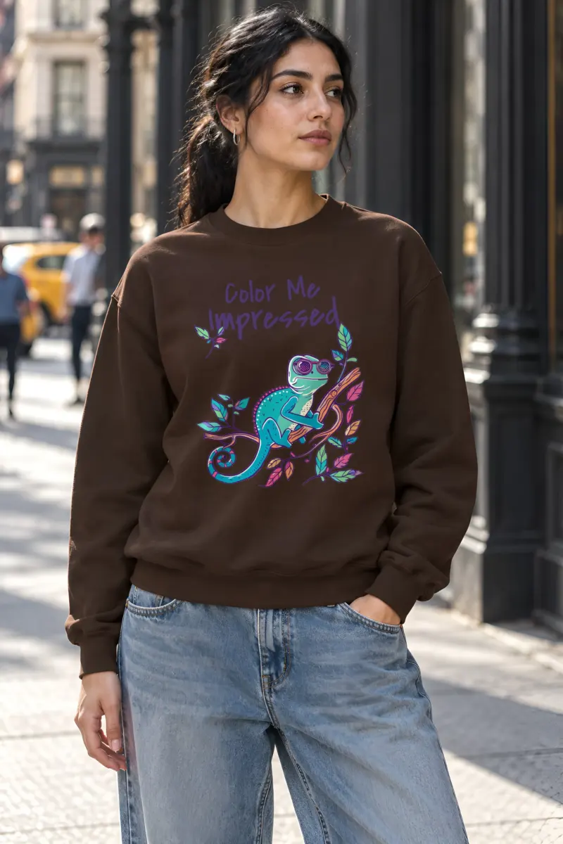"Color Me Impressed" Heavy Blend Unisex Crewneck Sweatshirt