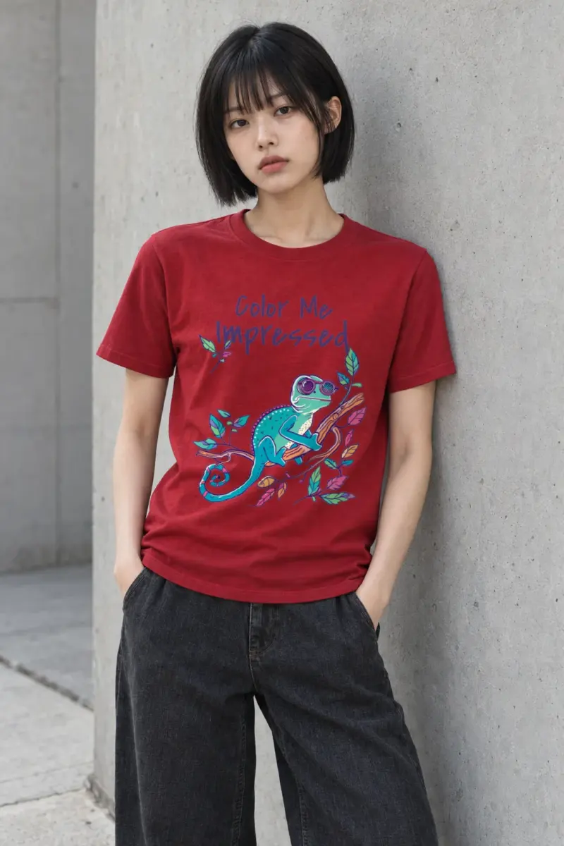 "Color Me Impressed" Heavyweight Unisex Crewneck T-shirt