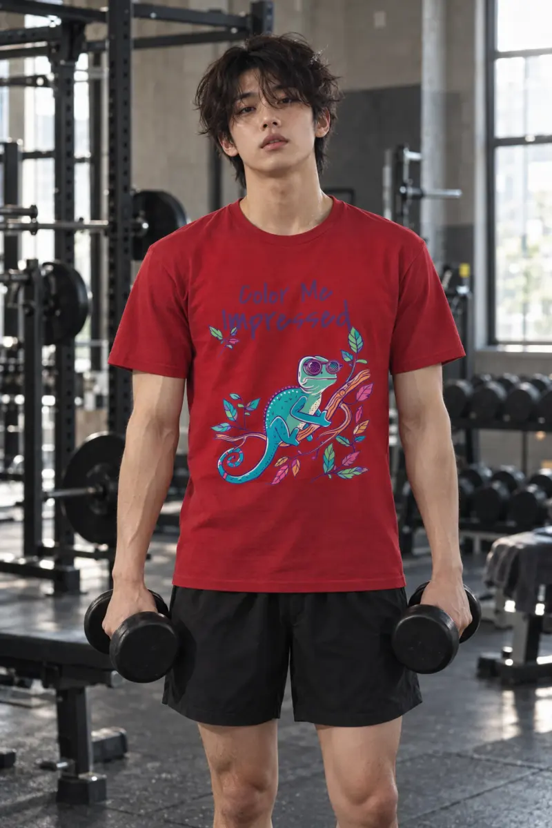 "Color Me Impressed" Heavyweight Unisex Crewneck T-shirt