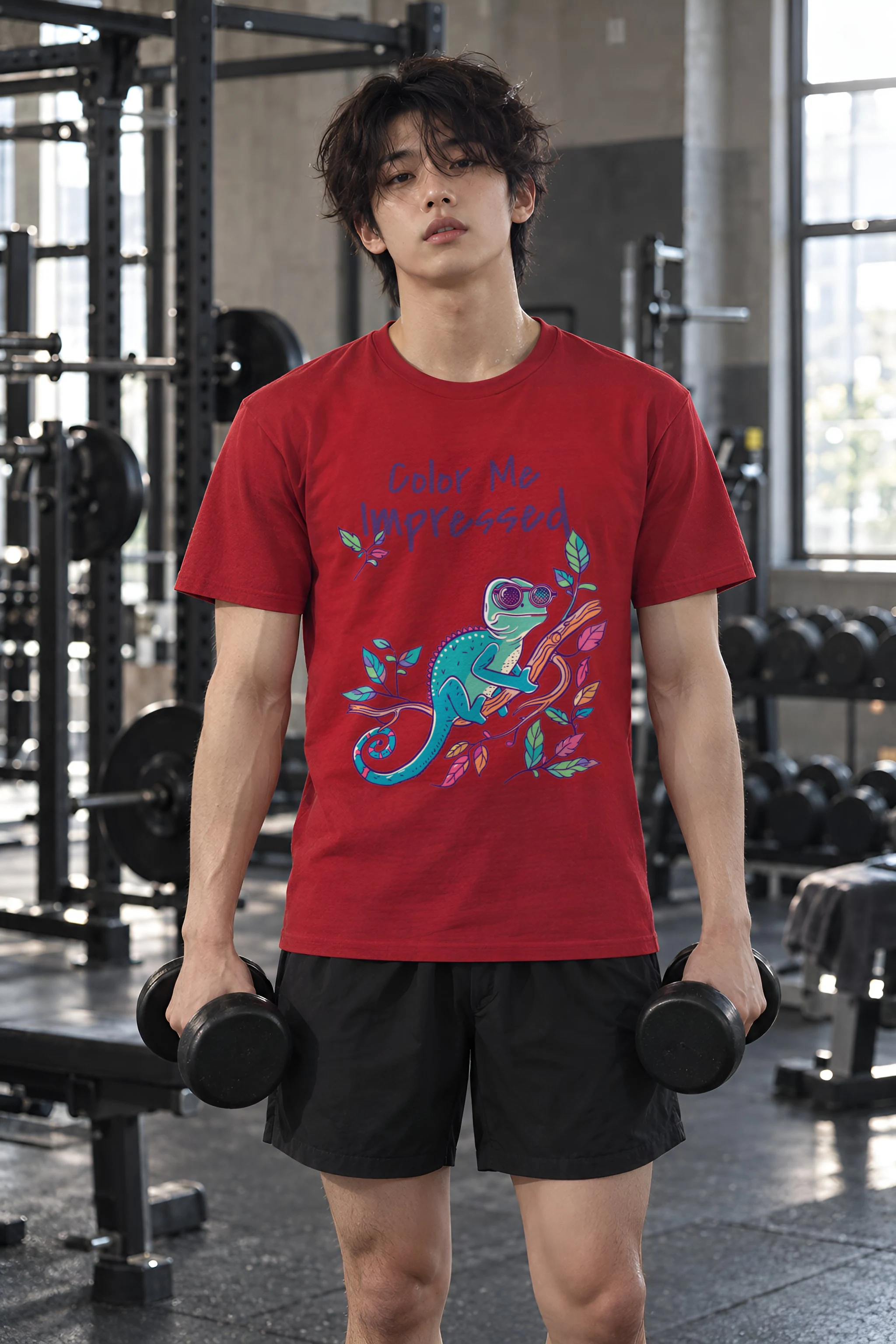 "Color Me Impressed" Heavyweight Unisex Crewneck T-shirt