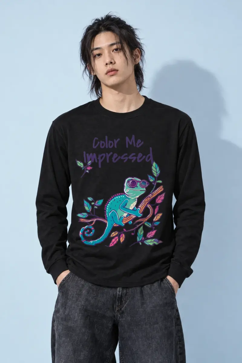 "Color Me Impressed" Unisex Longsleeve T-shirt | Gildan 2400