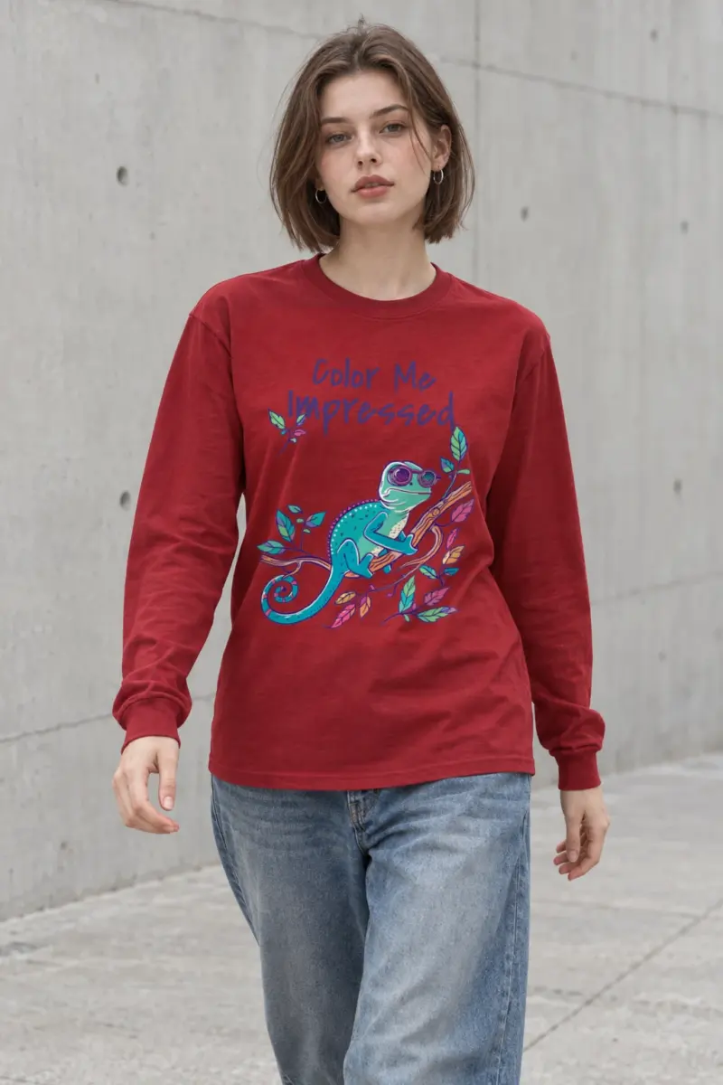 "Color Me Impressed" Unisex Longsleeve T-shirt