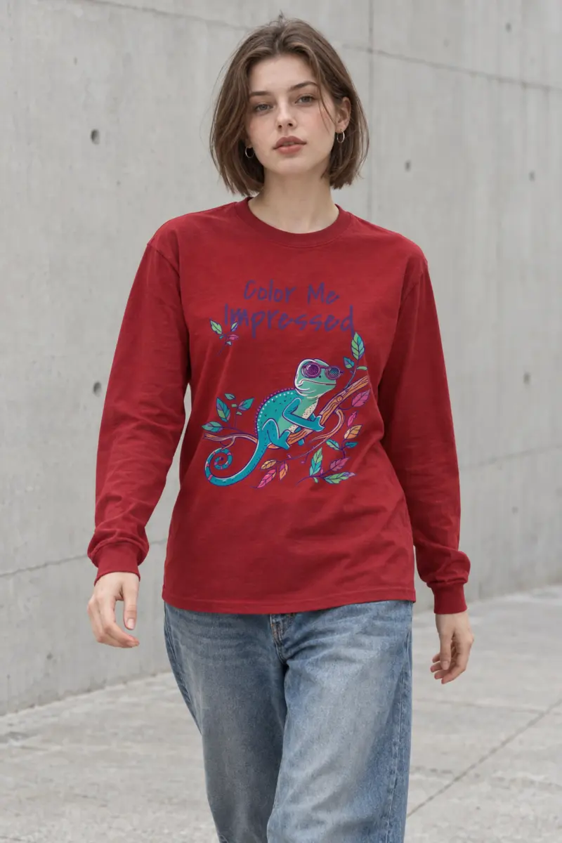 "Color Me Impressed" Unisex Longsleeve T-shirt