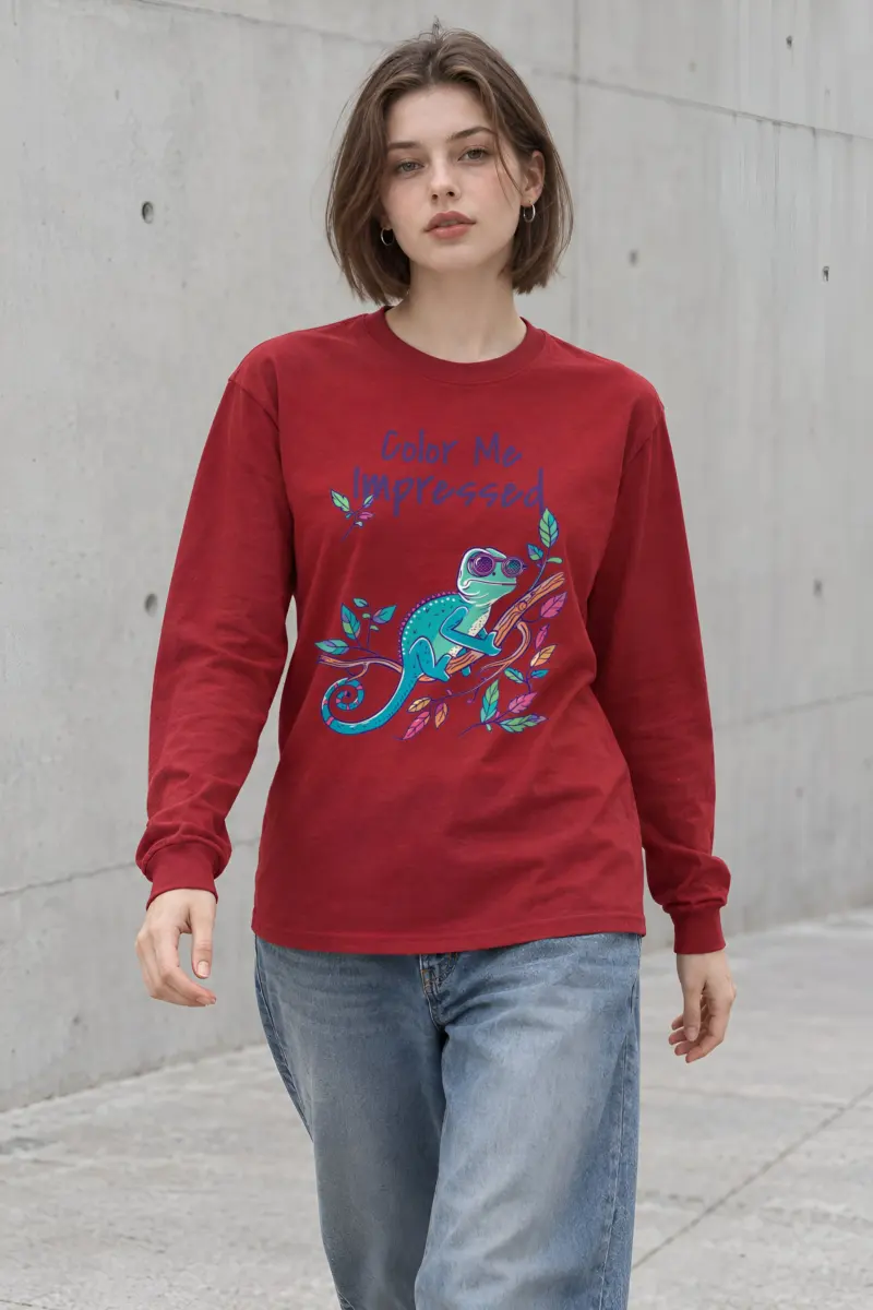 "Color Me Impressed" Unisex Longsleeve T-shirt