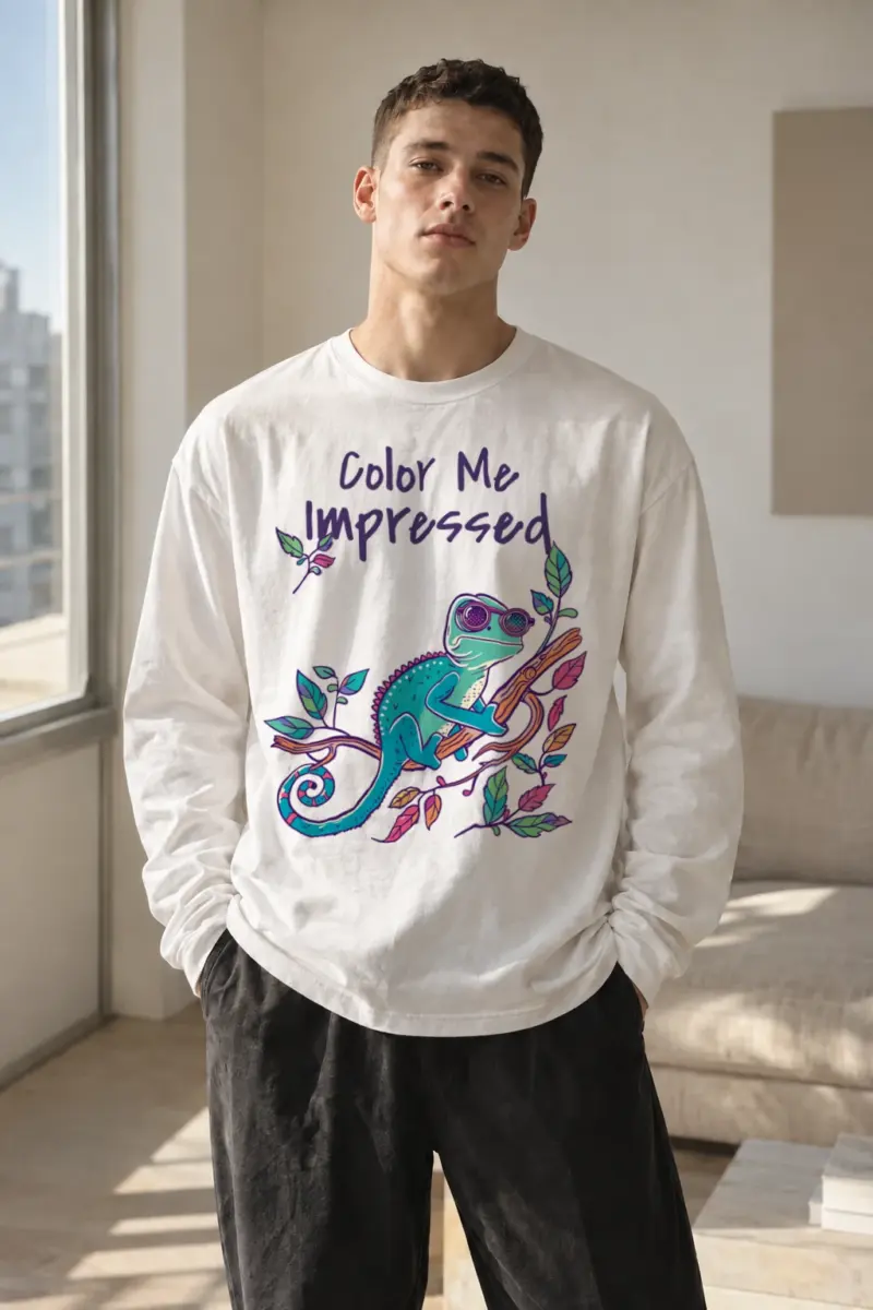 "Color Me Impressed" Unisex Longsleeve T-shirt | Gildan 2400