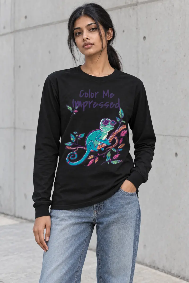 "Color Me Impressed" Unisex Longsleeve T-shirt | Gildan 2400