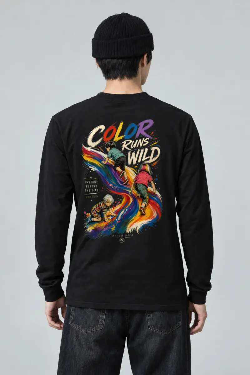 "Color Run Wild" Unisex Longsleeve T-shirt