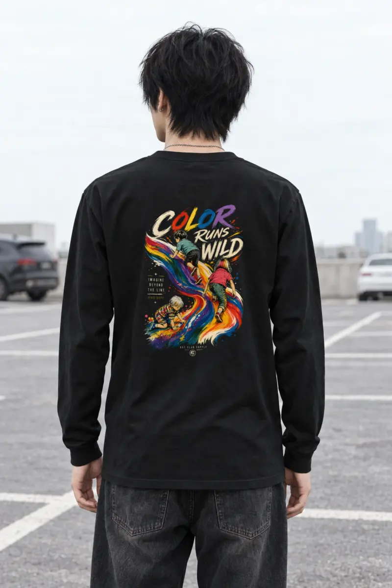 "Color Run Wild" Unisex Longsleeve T-shirt