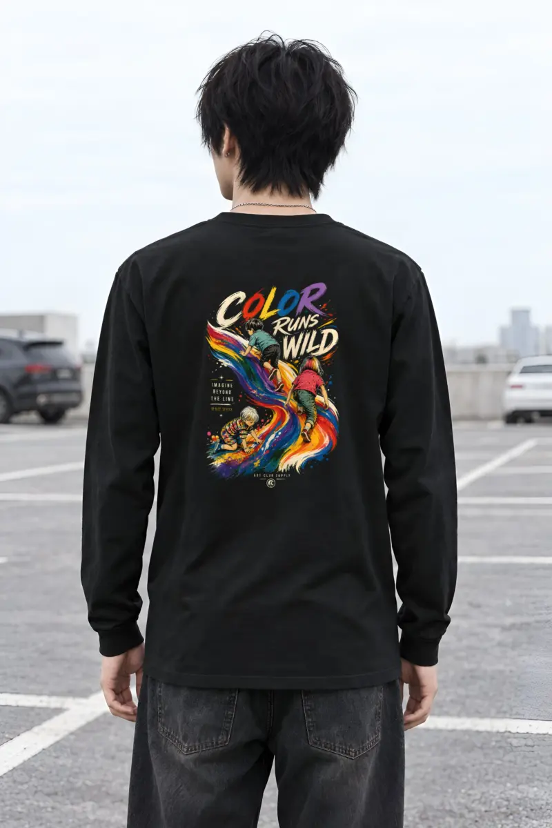 "Color Run Wild" Unisex Longsleeve T-shirt