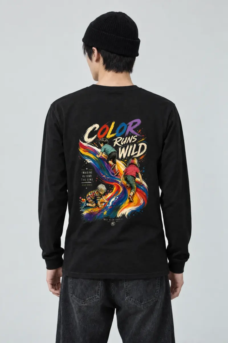 "Color Run Wild" Unisex Longsleeve T-shirt