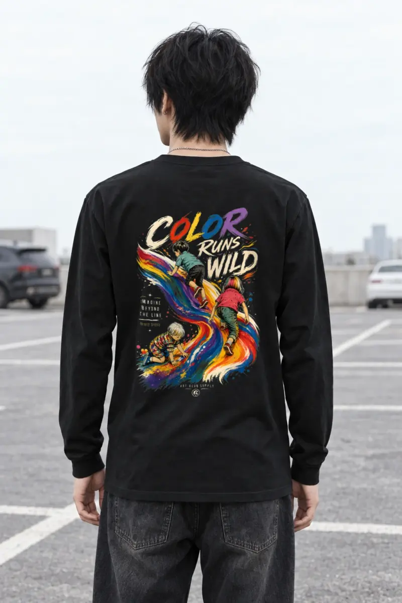 "Color Run Wild" Unisex Longsleeve T-shirt