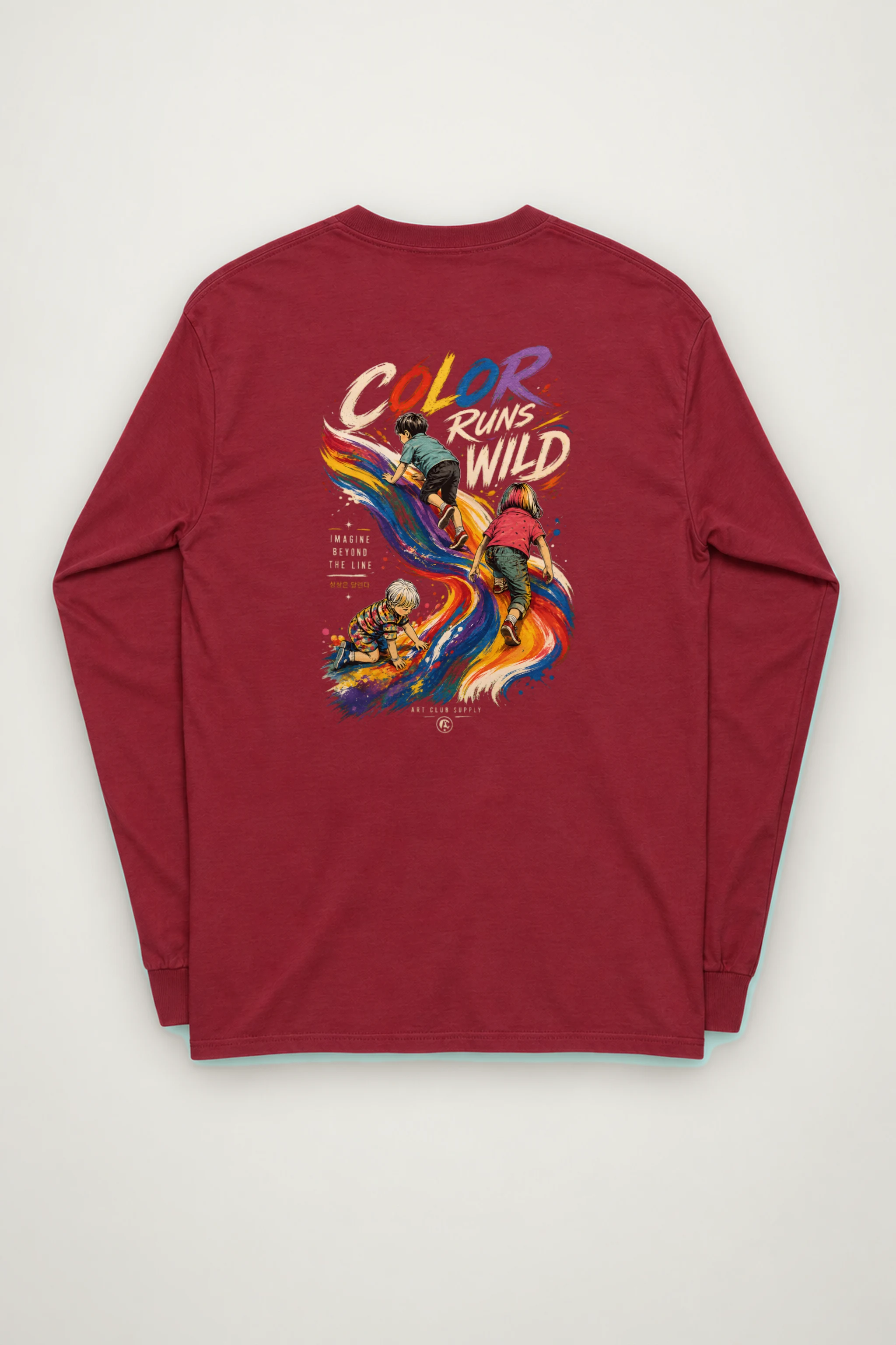 "Color Run Wild" Unisex Longsleeve T-shirt