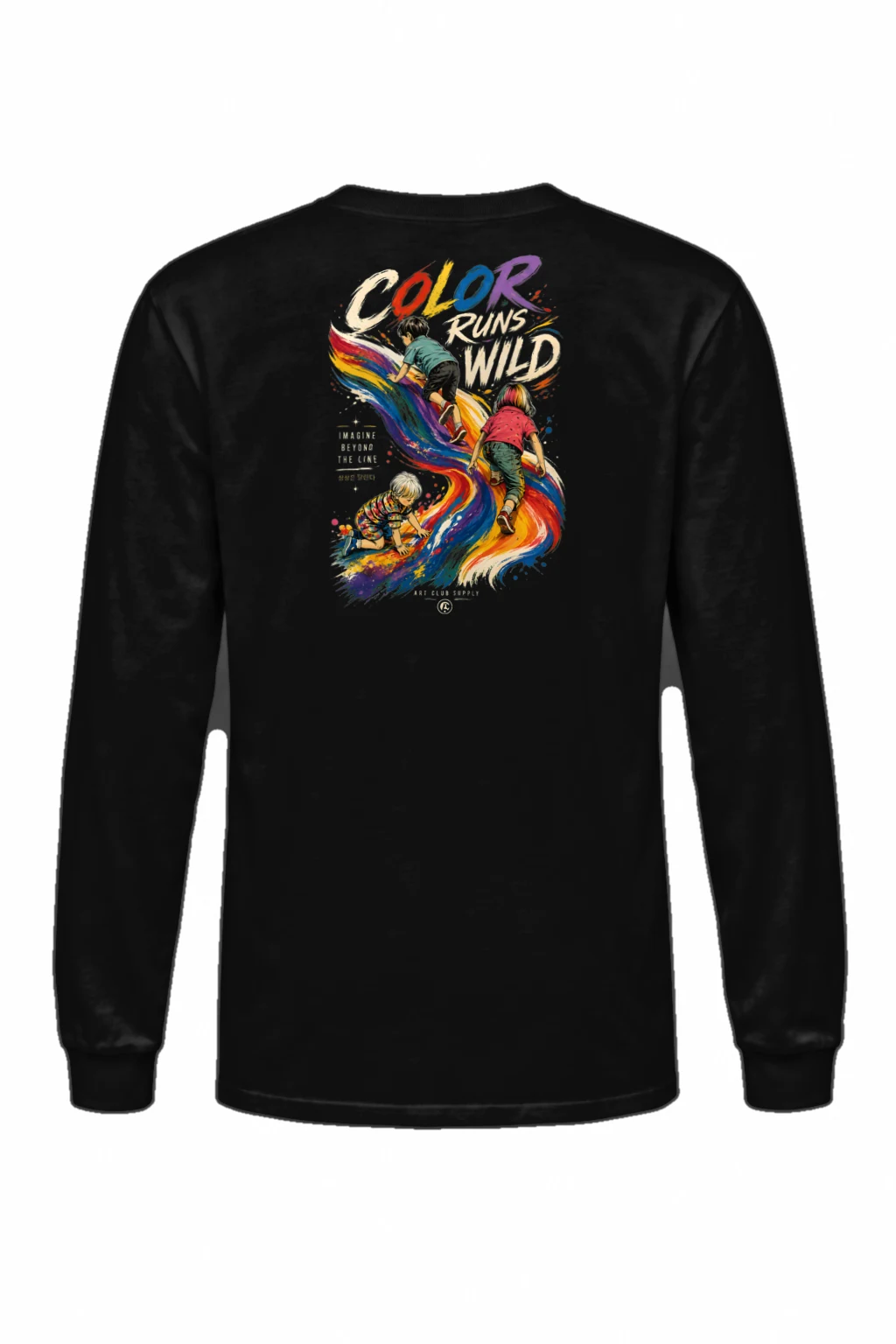 "Color Run Wild" Unisex Longsleeve T-shirt | Gildan 2400
