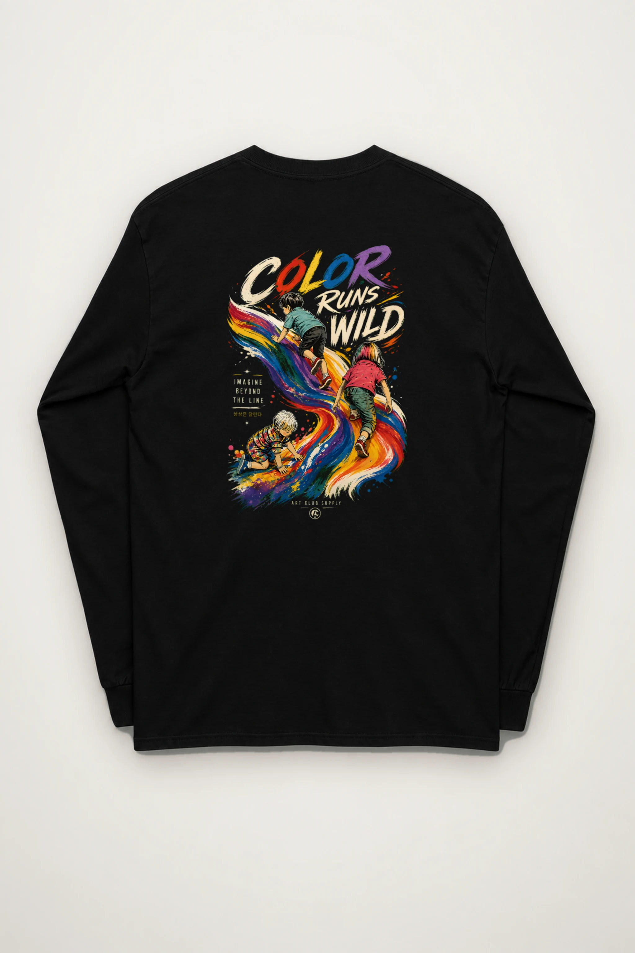"Color Run Wild" Unisex Longsleeve T-shirt