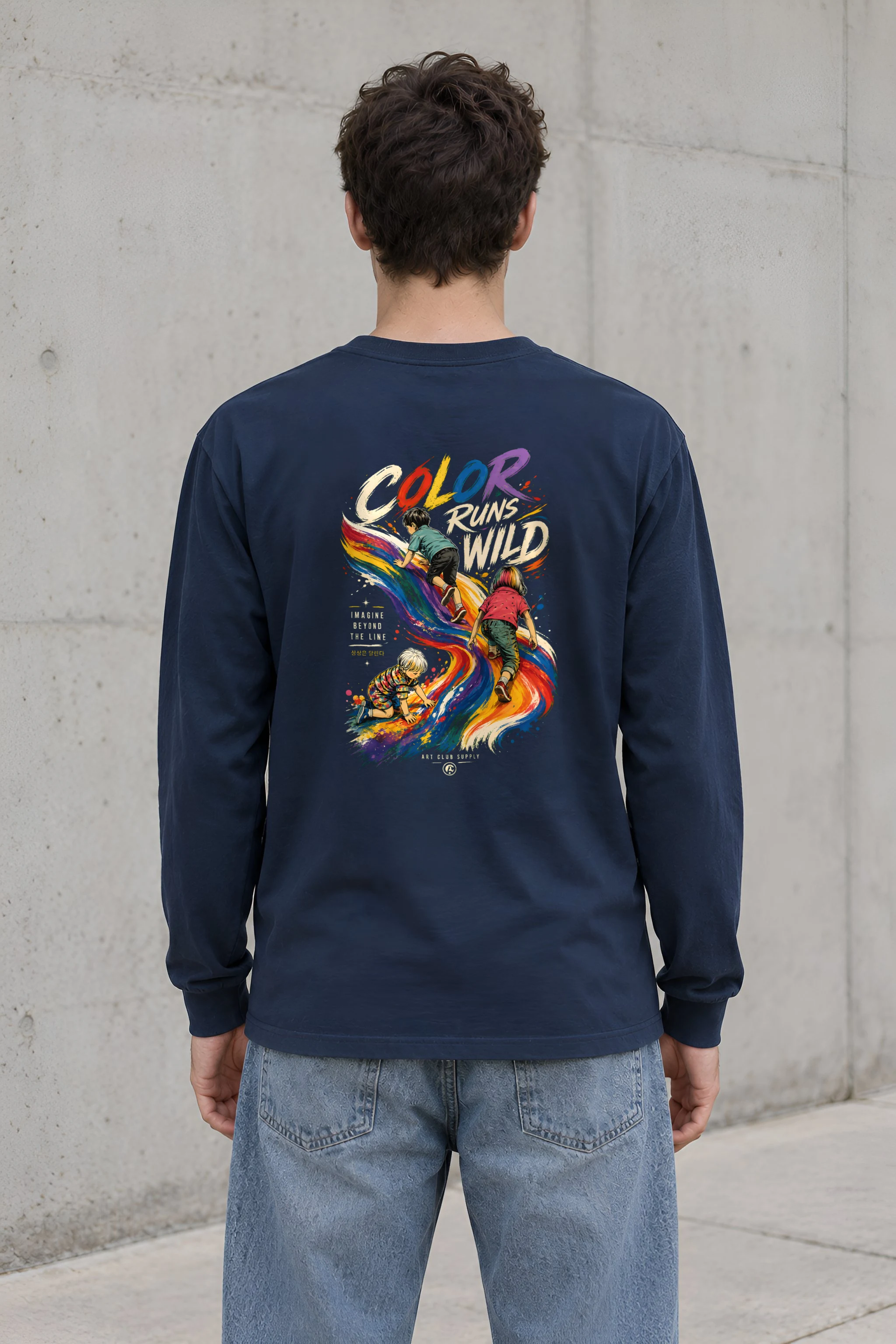 "Color Run Wild" Unisex Longsleeve T-shirt