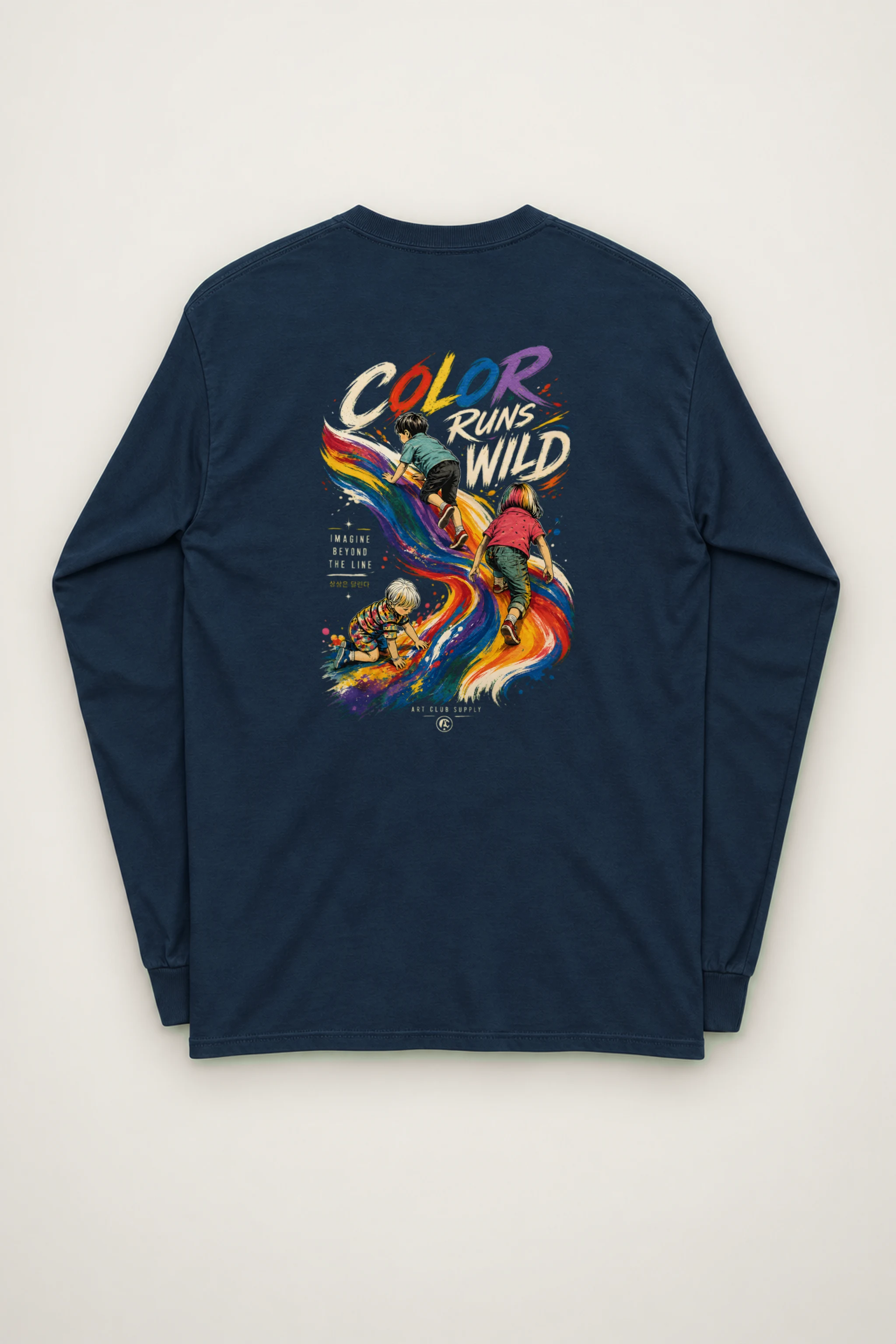 "Color Run Wild" Unisex Longsleeve T-shirt