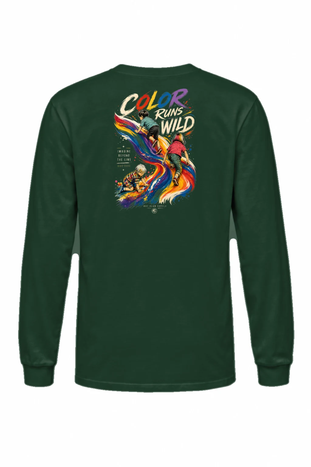 "Color Run Wild" Unisex Longsleeve T-shirt | Gildan 2400