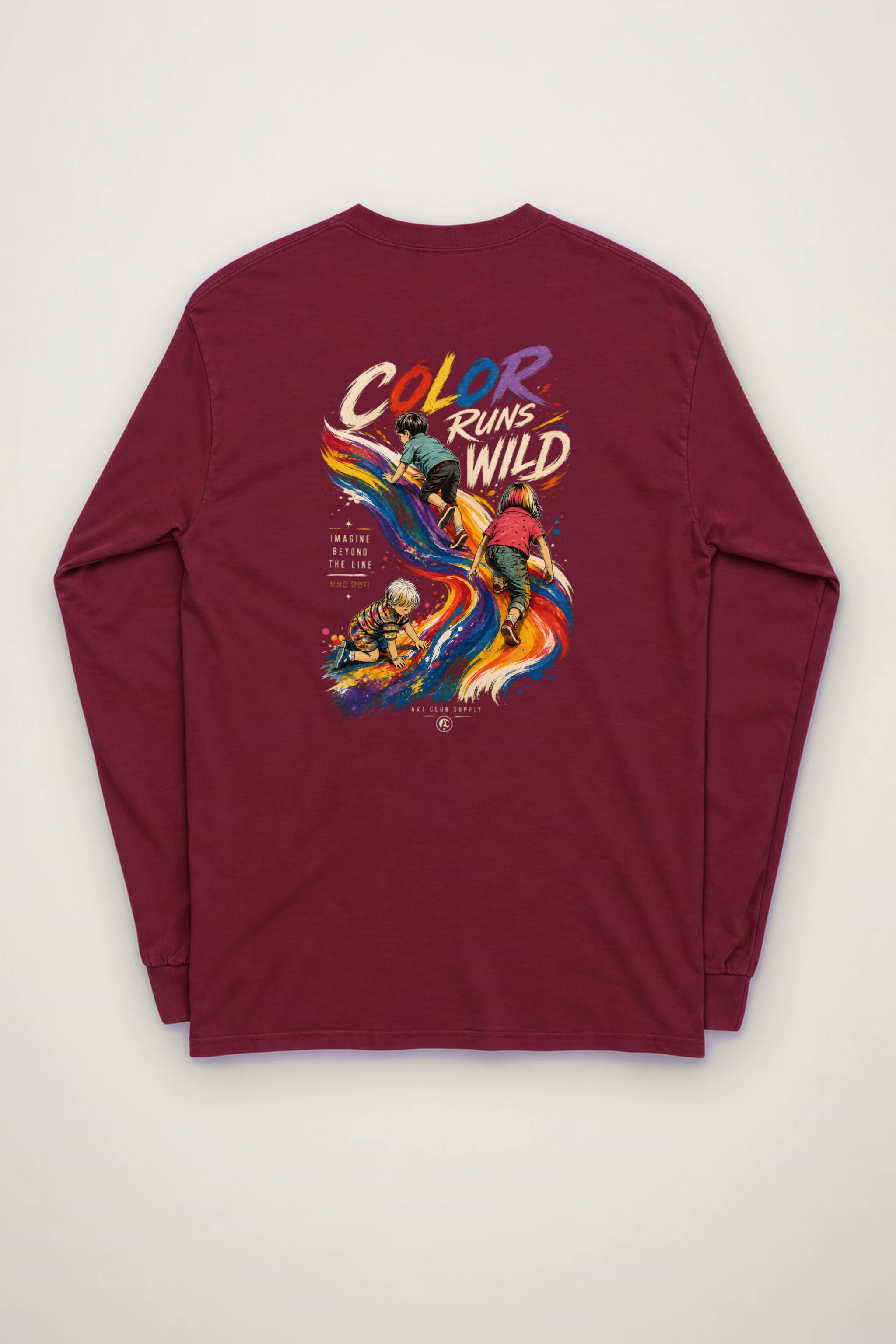 "Color Run Wild" Unisex Longsleeve T-shirt