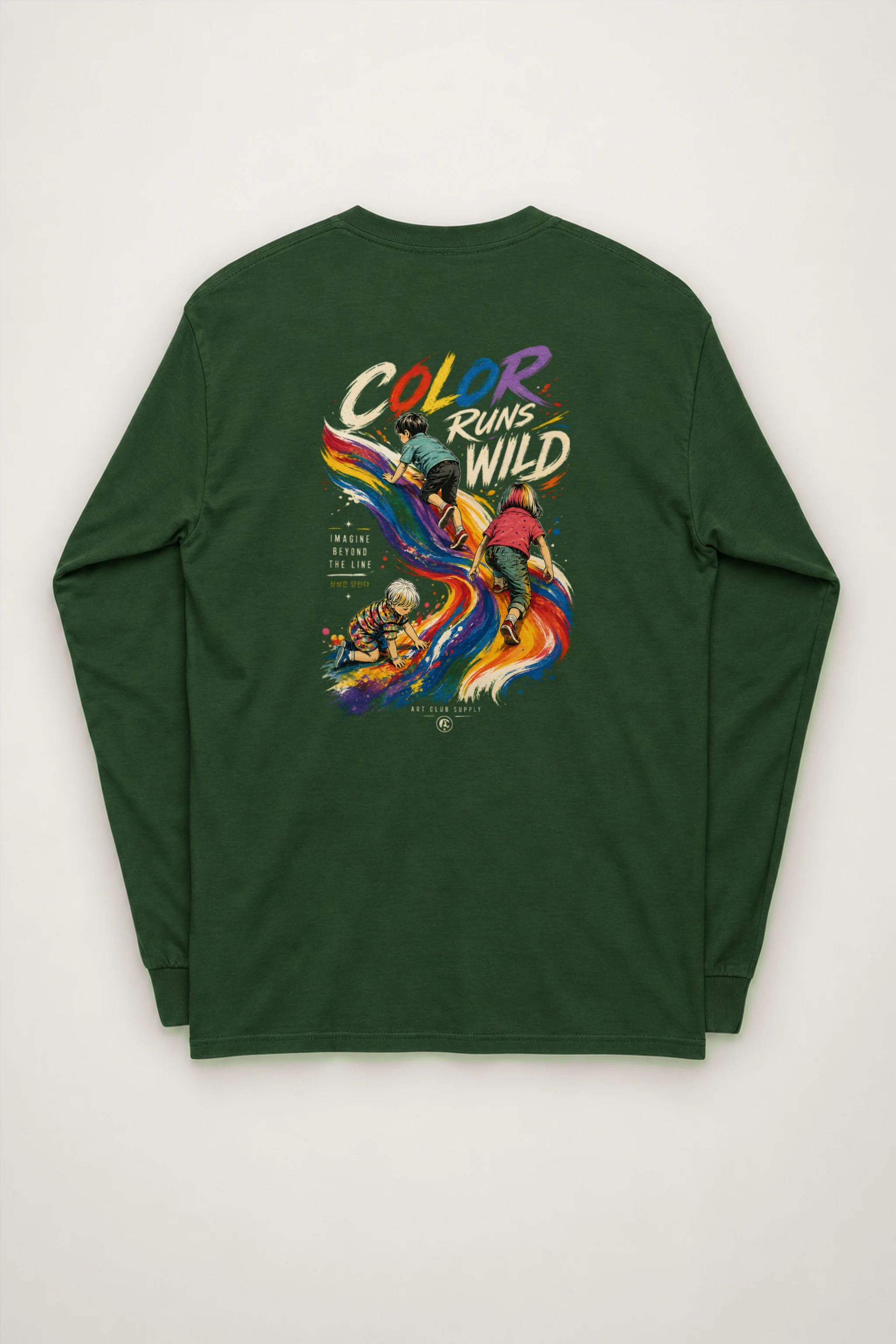 "Color Run Wild" Unisex Longsleeve T-shirt