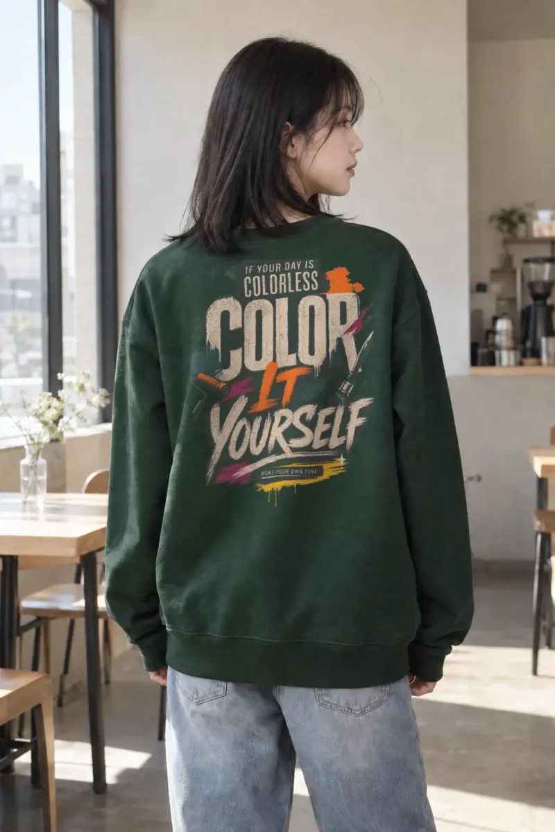 "Color Yourself" Heavy Blend Unisex Crewneck Sweatshirt | Gildan 18000