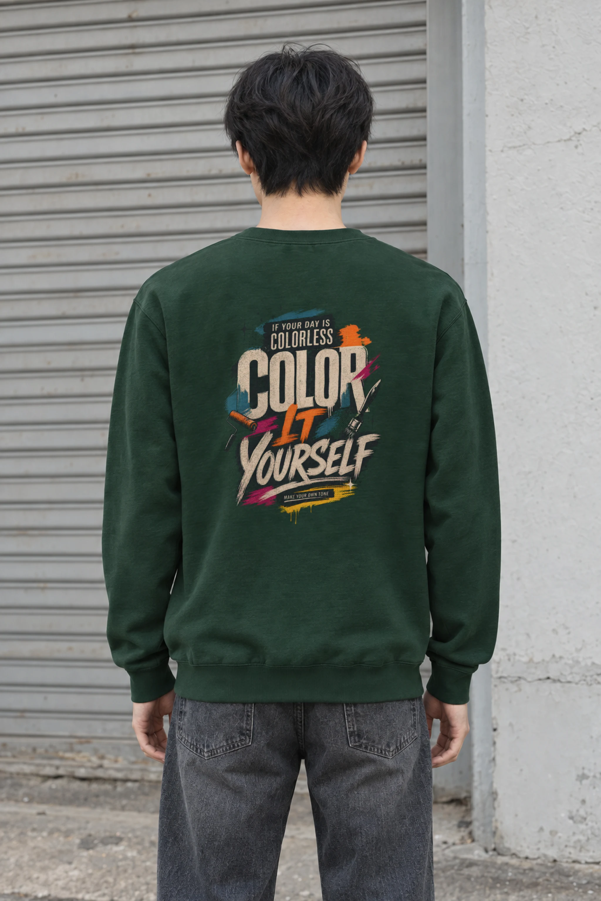 "Color Yourself" Heavy Blend Unisex Crewneck Sweatshirt