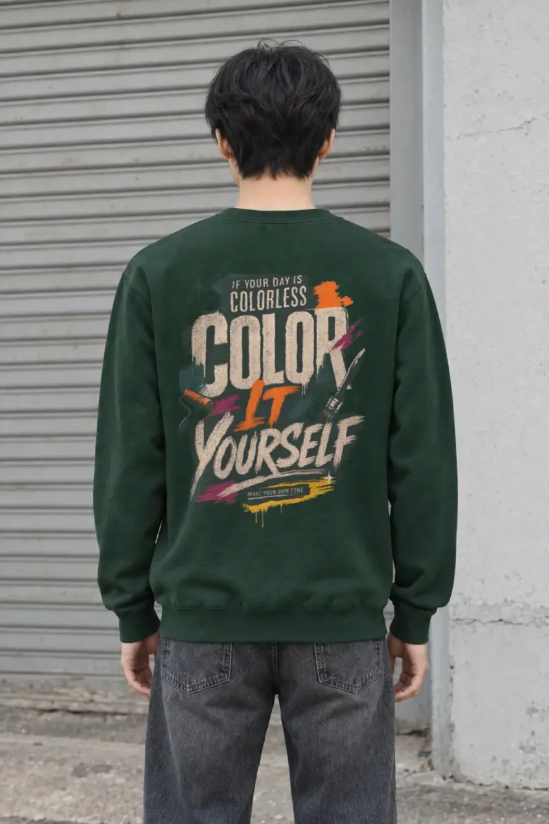 "Color Yourself" Heavy Blend Unisex Crewneck Sweatshirt