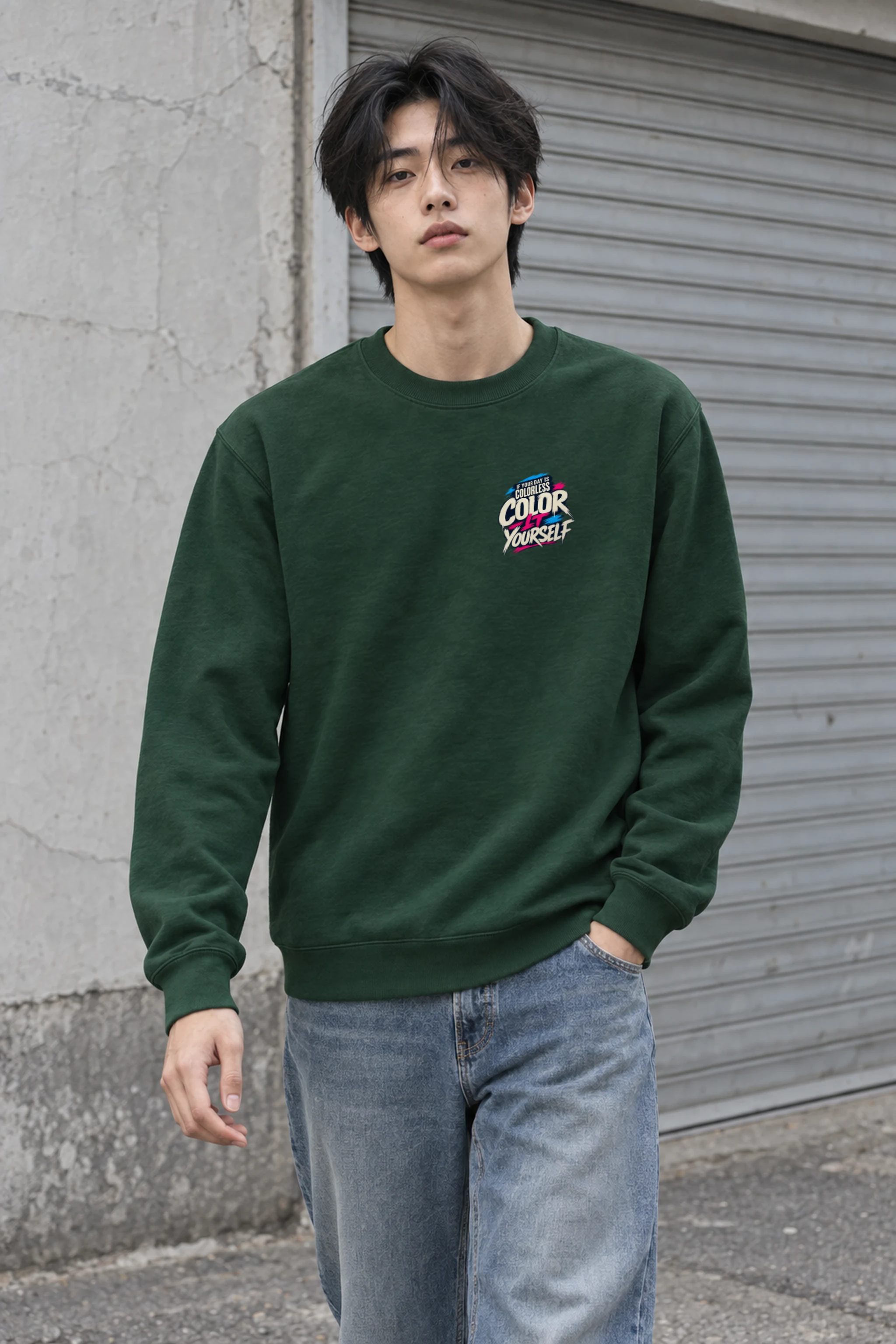 "Color Yourself" Heavy Blend Unisex Crewneck Sweatshirt