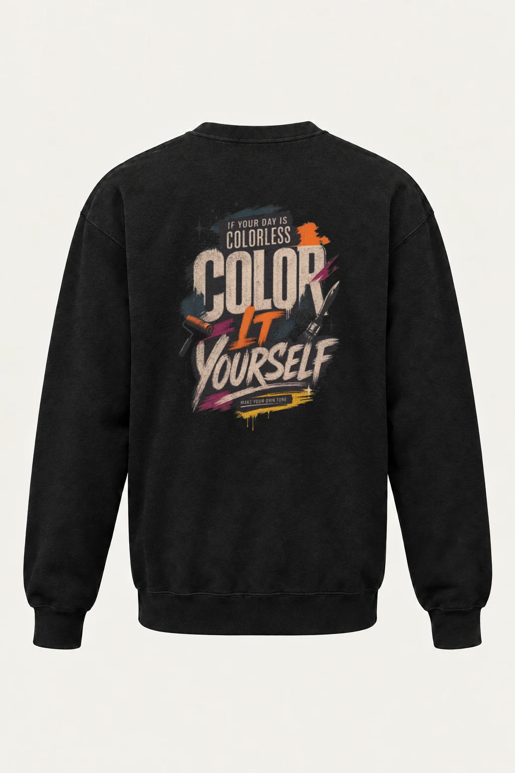 "Color Yourself" Heavy Blend Unisex Crewneck Sweatshirt | Gildan 18000