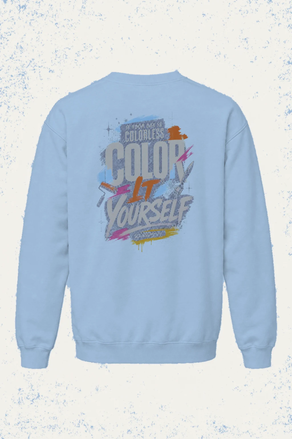"Color Yourself" Heavy Blend Unisex Crewneck Sweatshirt | Gildan 18000