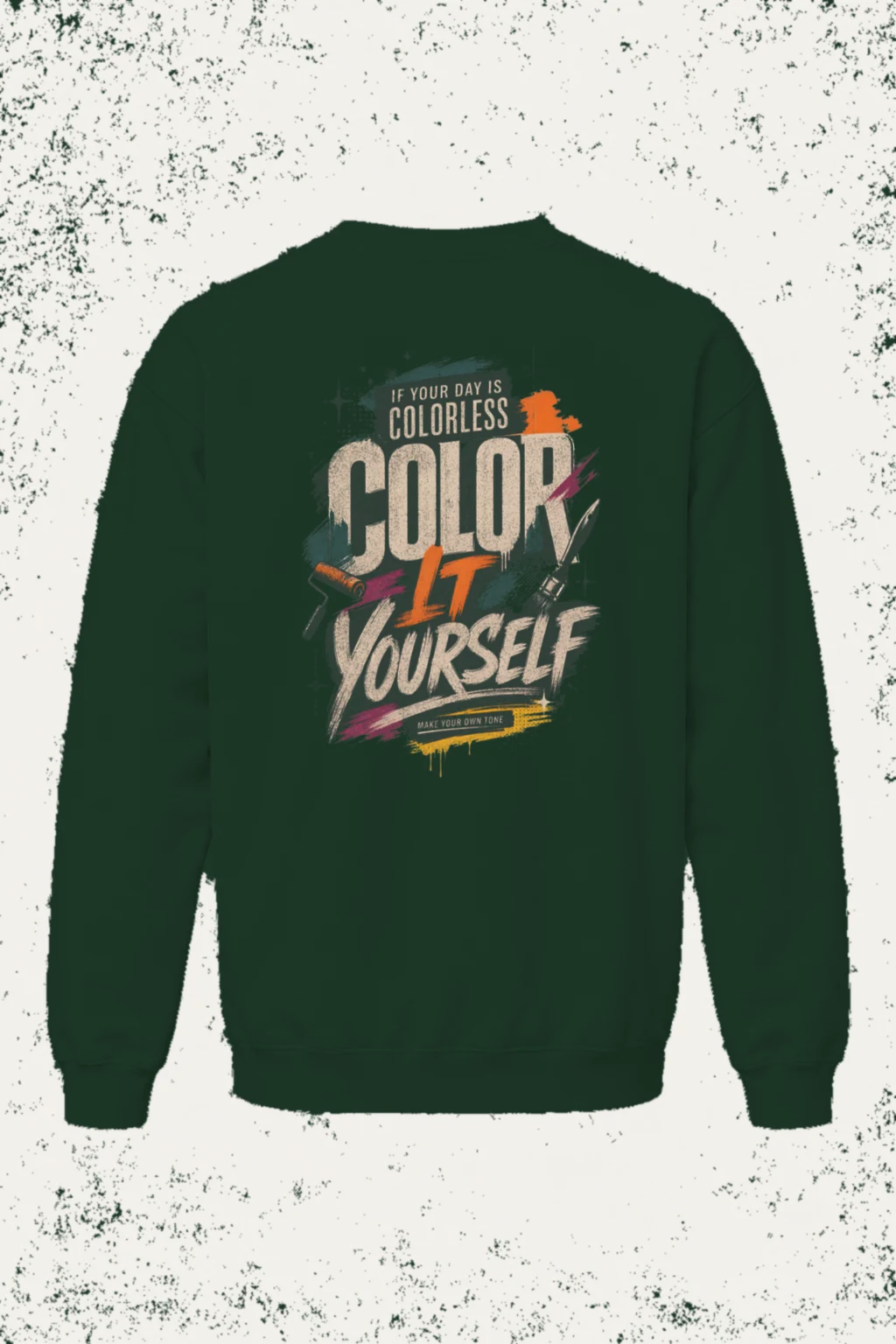 "Color Yourself" Heavy Blend Unisex Crewneck Sweatshirt | Gildan 18000