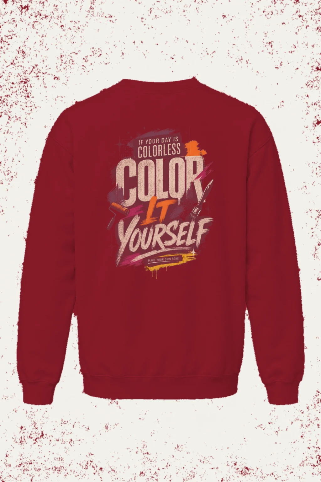"Color Yourself" Heavy Blend Unisex Crewneck Sweatshirt | Gildan 18000