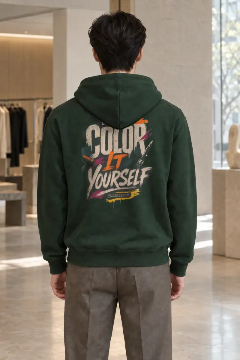 "Color Yourself" Heavy Blend Unisex Pullover Hoodie | Gildan 18500