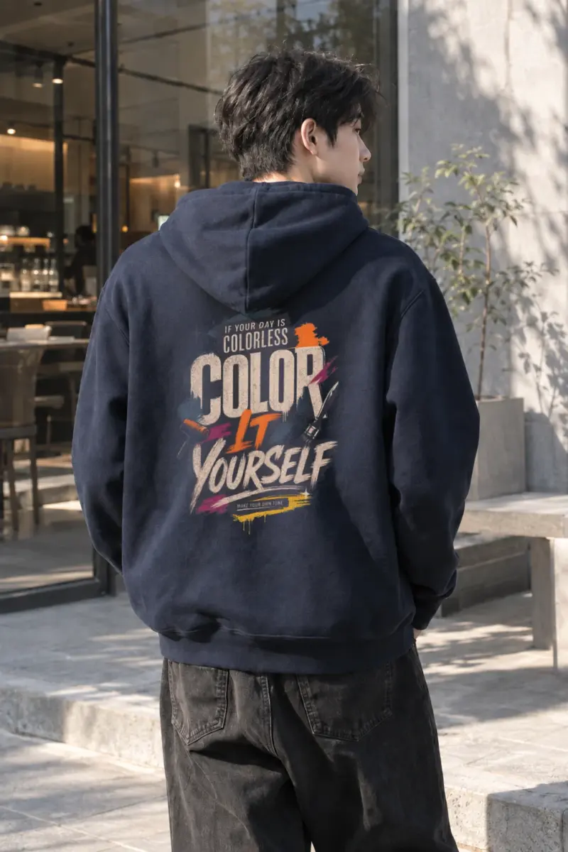 "Color Yourself" Heavy Blend Unisex Pullover Hoodie | Gildan 18500