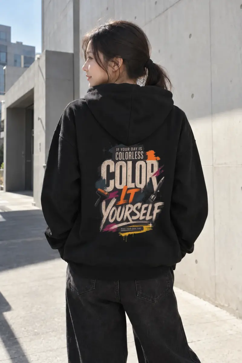 "Color Yourself" Heavy Blend Unisex Pullover Hoodie | Gildan 18500