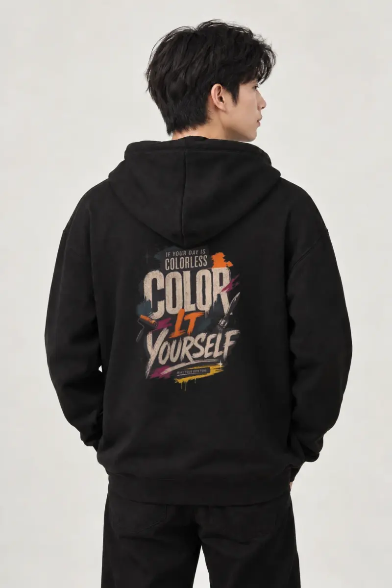 "Color Yourself" Heavy Blend Unisex Pullover Hoodie | Gildan 18500