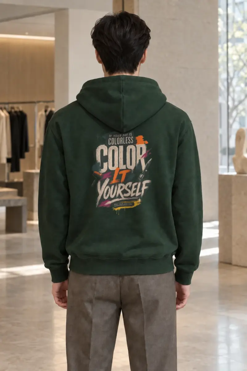 "Color Yourself" Heavy Blend Unisex Pullover Hoodie | Gildan 18500