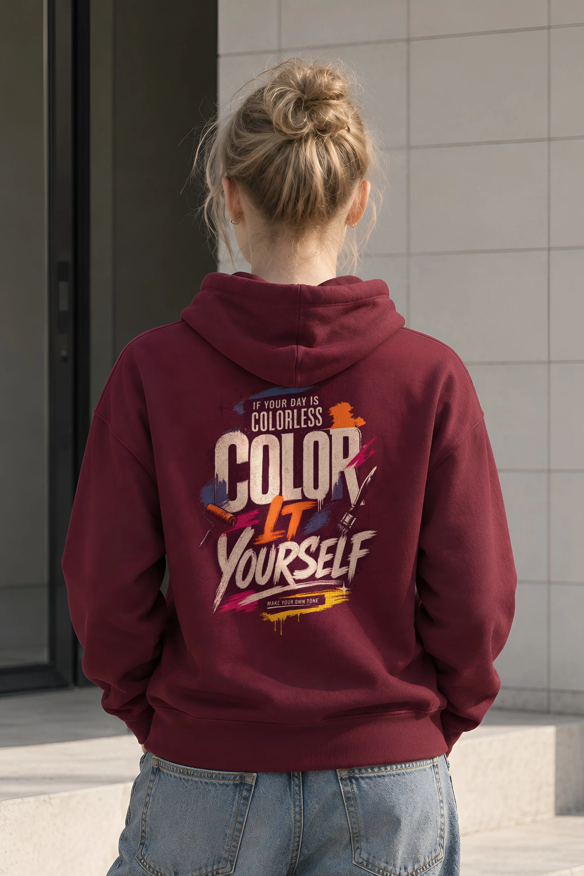 "Color Yourself" 1 Pullover Hoodie